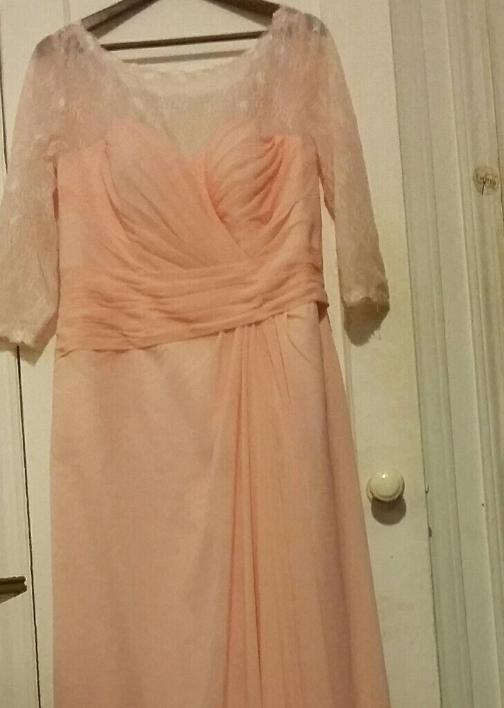 Long Prom Orange Dress